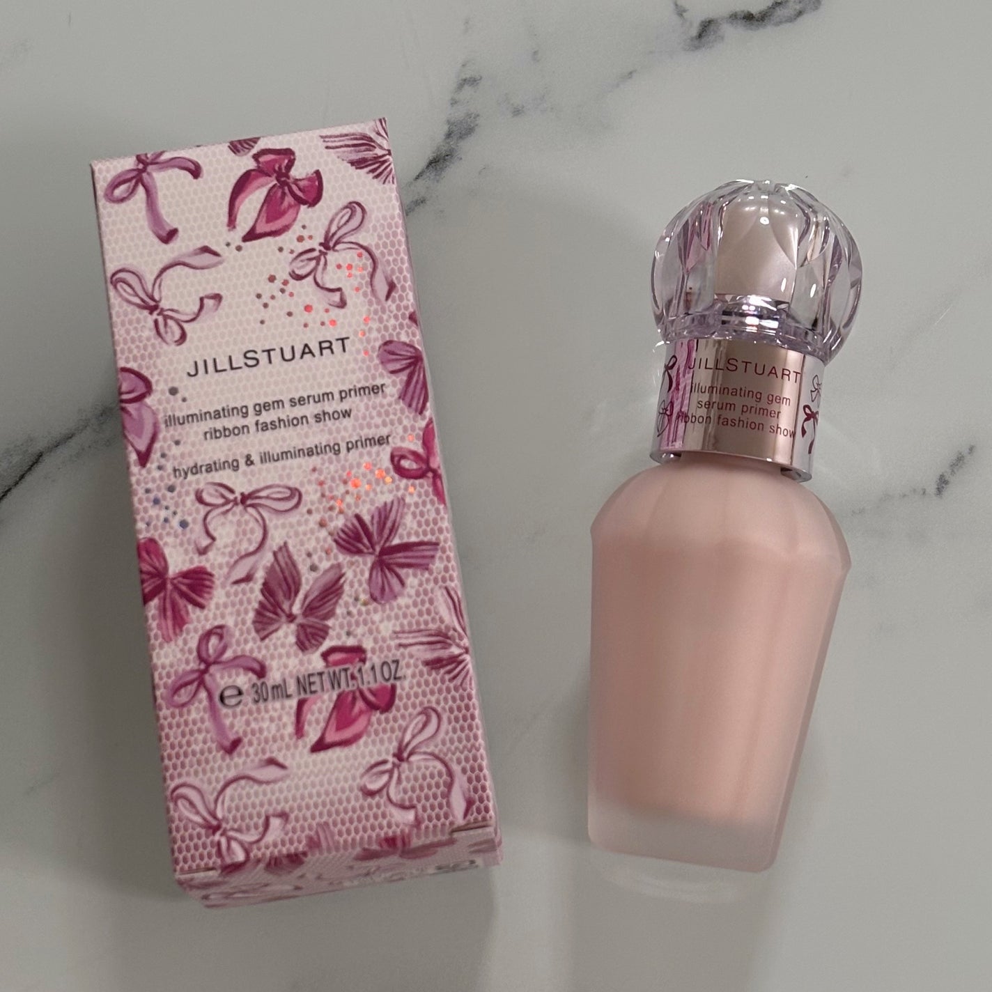 ジルスチュアート イルミネイティングジェム セラムブライマー リボンファッションショー/JILL STUART/化粧下地を使ったクチコミ(1枚目)