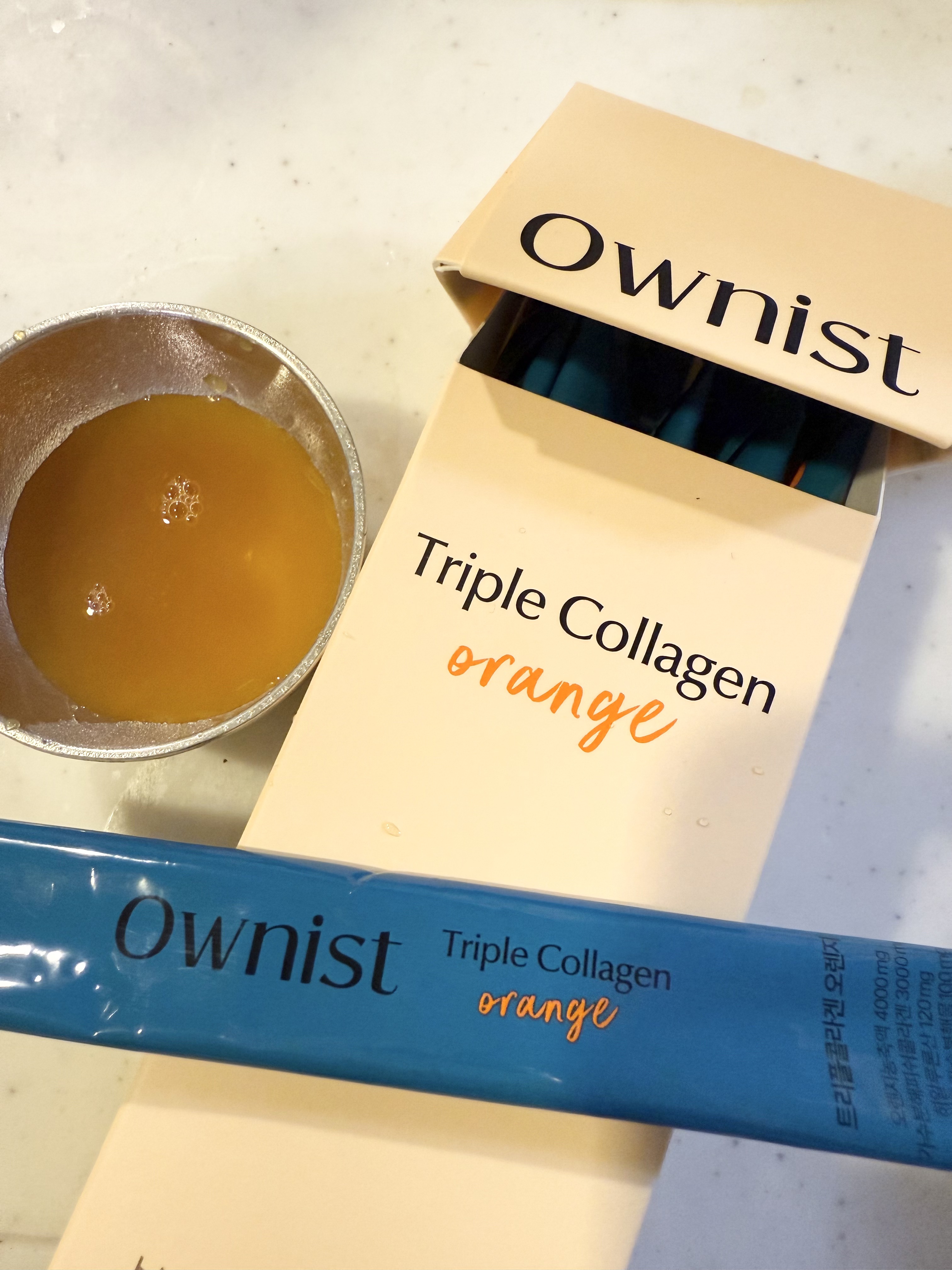 トリプルコラーゲン オレンジ/Ownist/美容サプリメントを使ったクチコミ（3枚目）