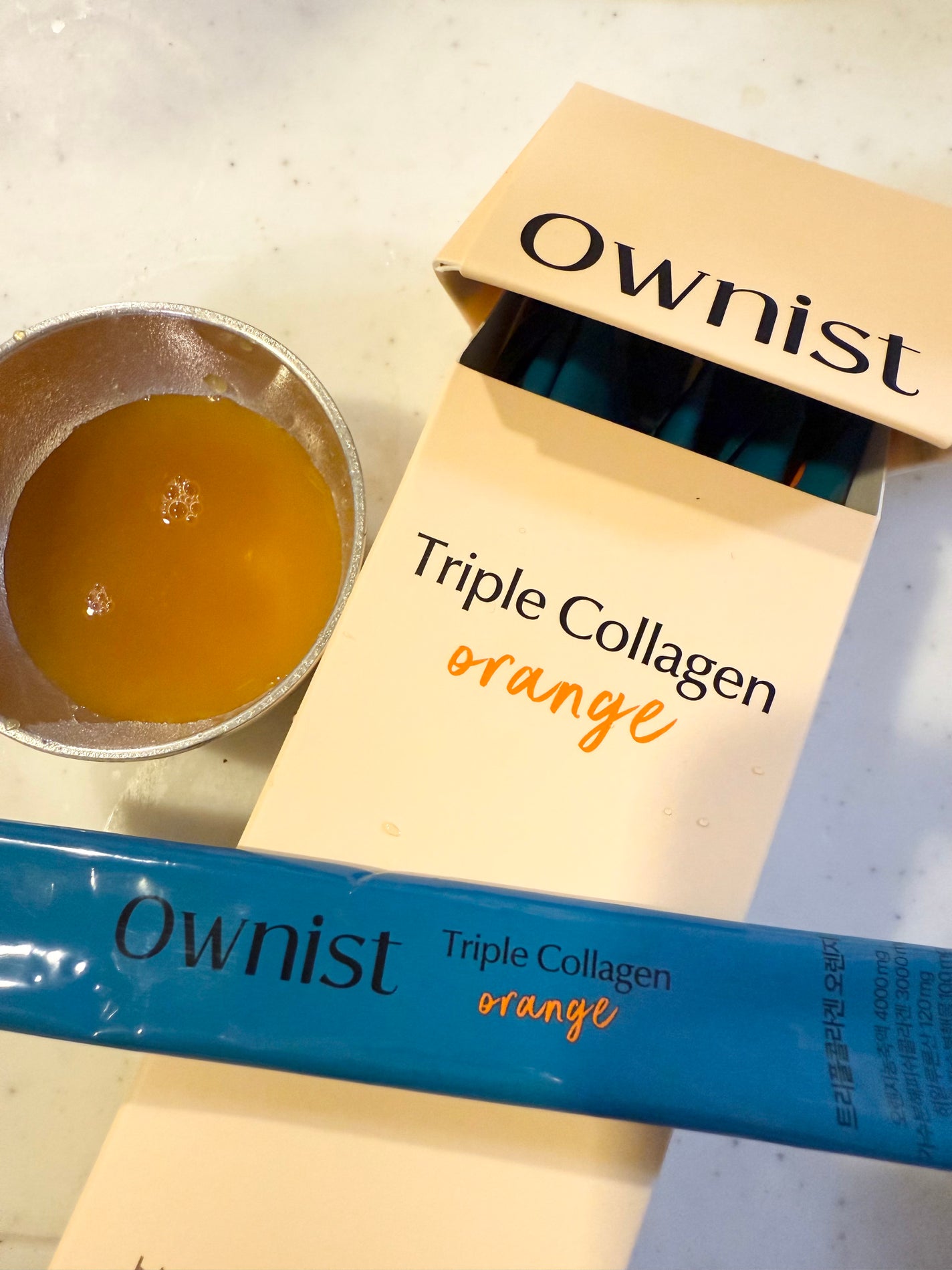 トリプルコラーゲン オレンジ/Ownist/美容サプリメントを使ったクチコミ(3枚目)