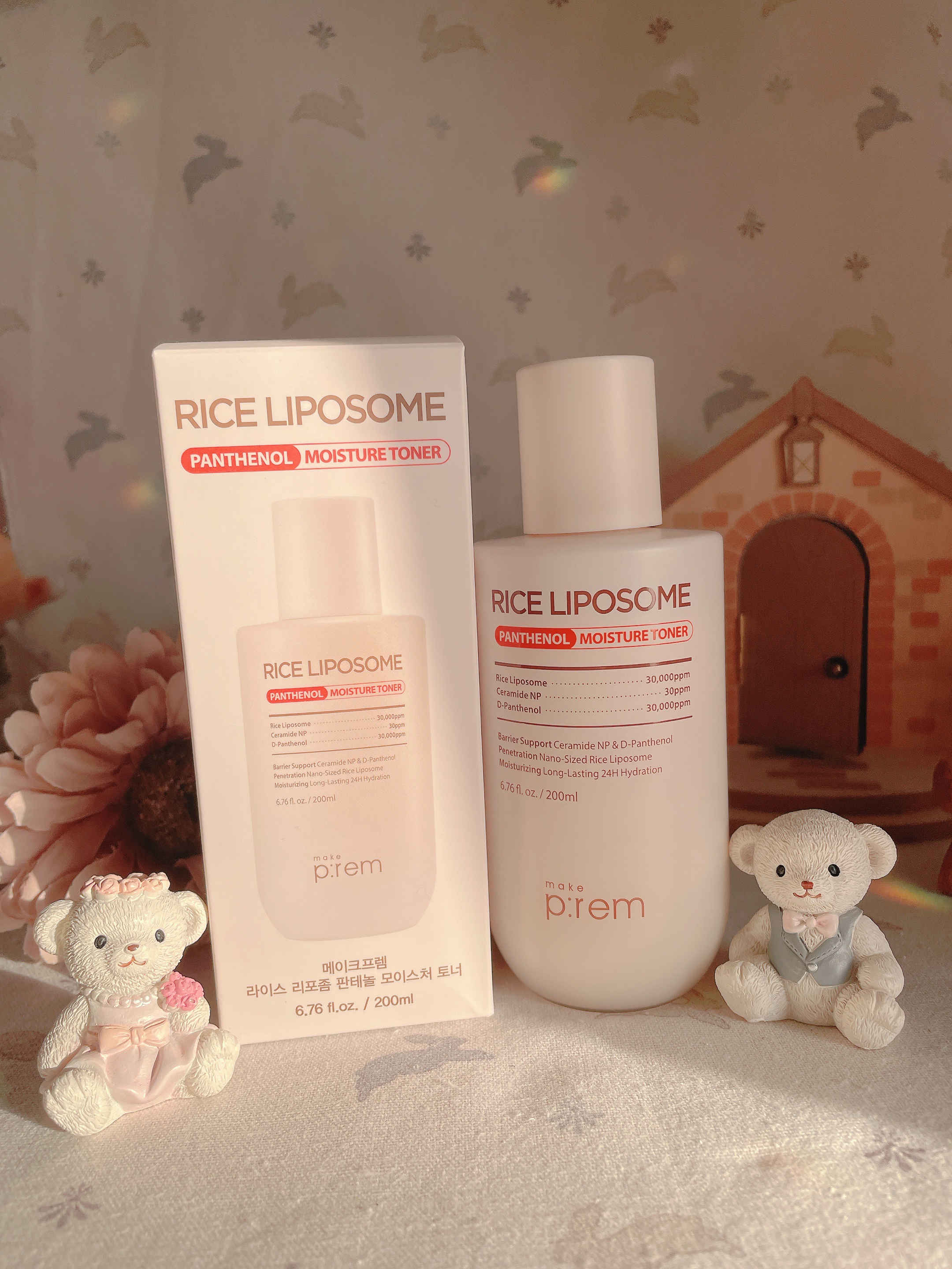 ライスリポソームパンテノールモイスチャートナー/make prem/化粧水を使ったクチコミ（3枚目）