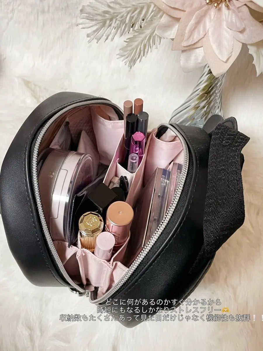 HELLO KITTY × BRILMY 中身が見えて時短がかなう ズボラに優しいコスメポーチ BOOK/宝島社/雑誌を使ったクチコミ(2枚目)