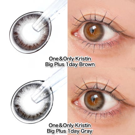 One&Only Kristin BigPlus/Hapa kristin/ワンデー(1DAY)カラコンを使ったクチコミ(9枚目)