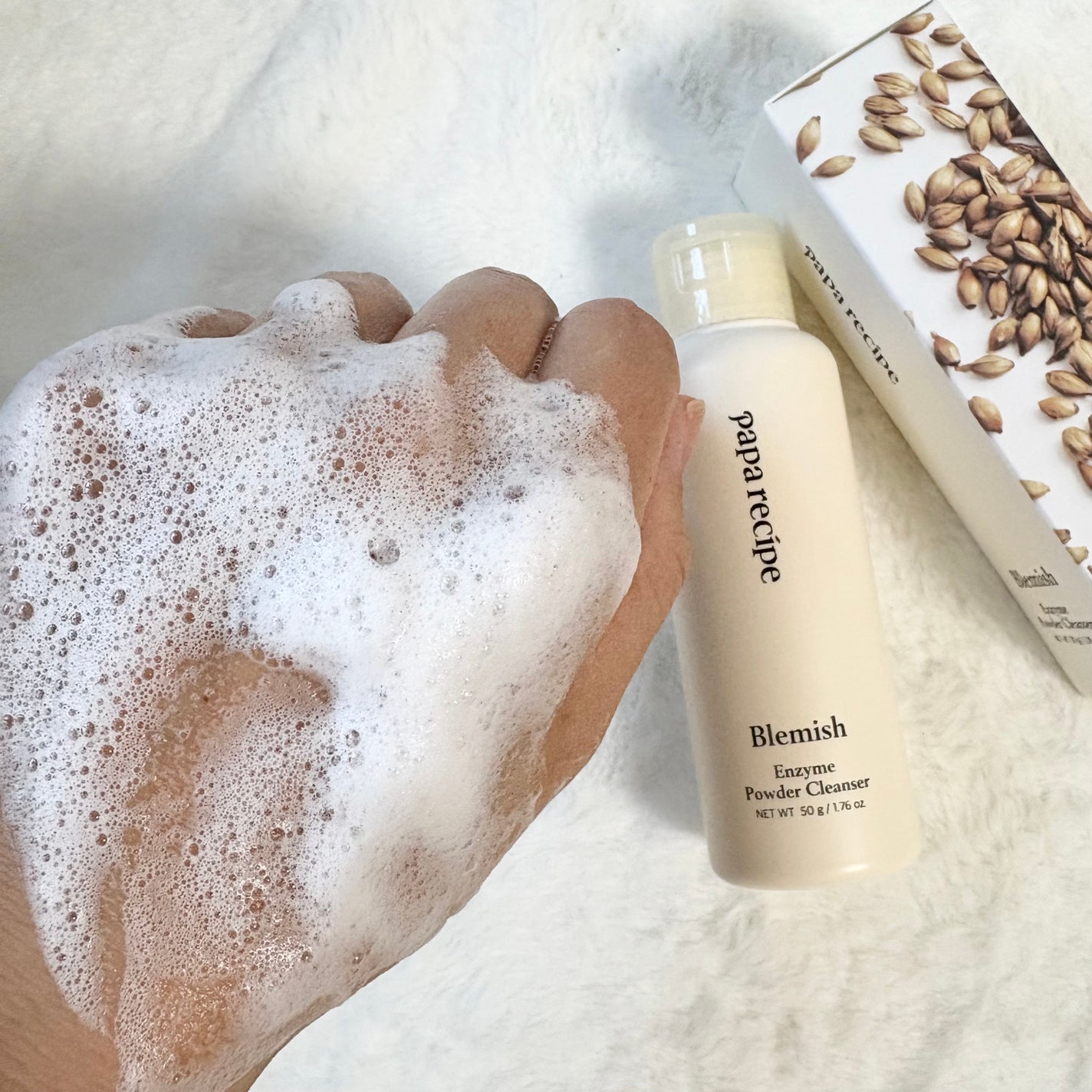 ブレミッシュ 酵素 洗顔パウダー/PAPA RECIPE/洗顔パウダーを使ったクチコミ(6枚目)