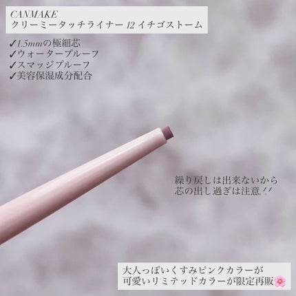 クリーミータッチライナー/キャンメイク/ジェルアイライナーを使ったクチコミ(2枚目)