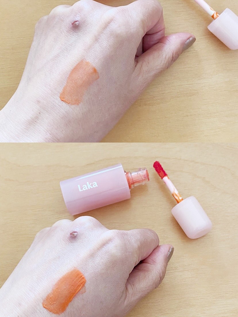 ポッピングバルーンティント/Laka/リップティントを使ったクチコミ（3枚目）