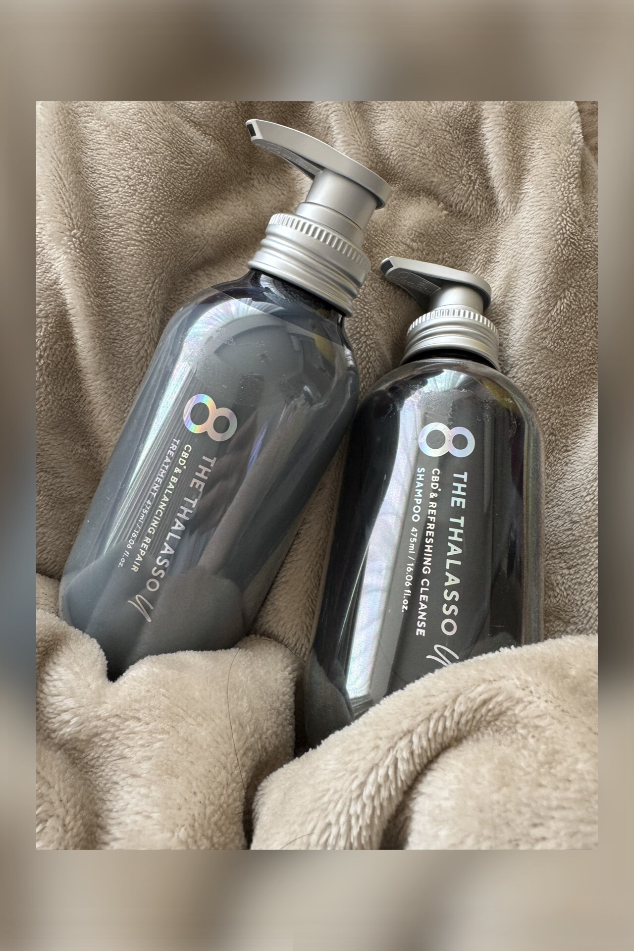 エイトザタラソ ユー CBD＆リフレッシング クレンズ 美容液シャンプー／CBD＆バランシング ダメージリペア 美容液ヘアトリートメント/エイトザタラソ/市販シャンプーを使ったクチコミ（1枚目）