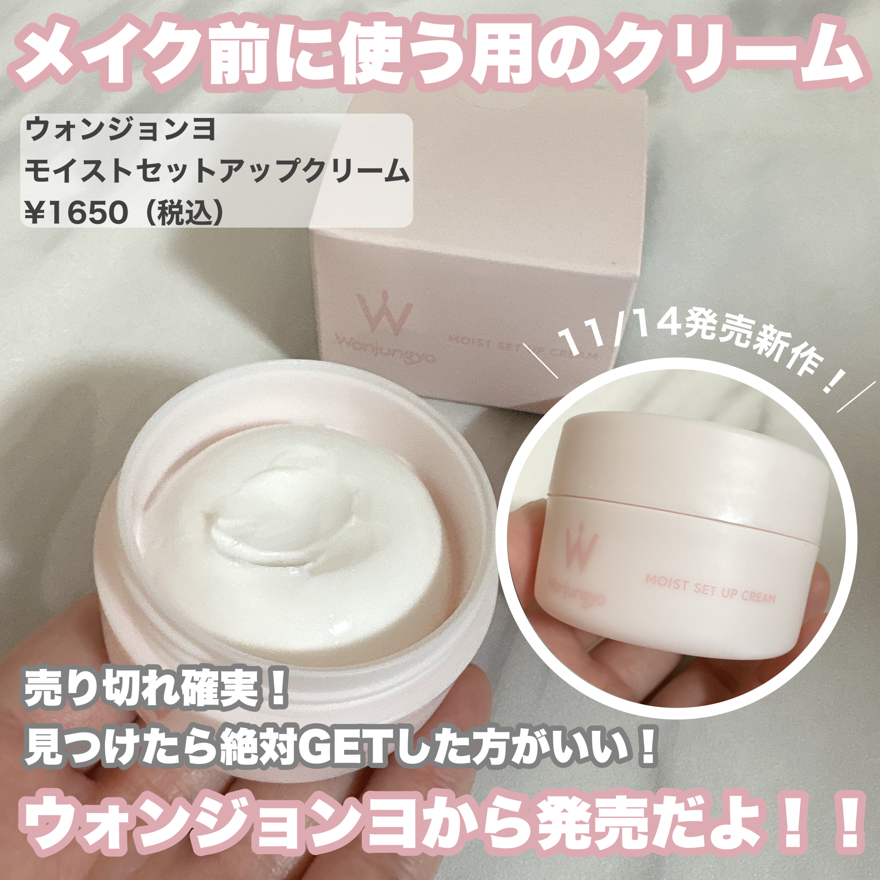 ウォンジョンヨ モイストセットアップクリーム/Wonjungyo/化粧下地を使ったクチコミ（1枚目）