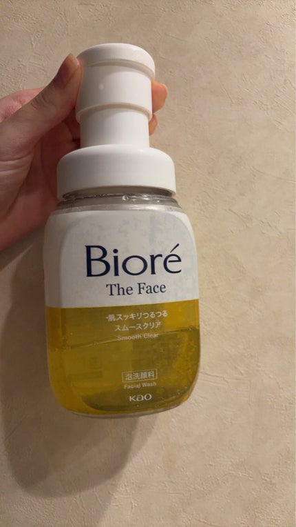 ビオレ ザフェイス 泡洗顔料 スムースクリア/ビオレ/泡洗顔を使ったクチコミ(1枚目)