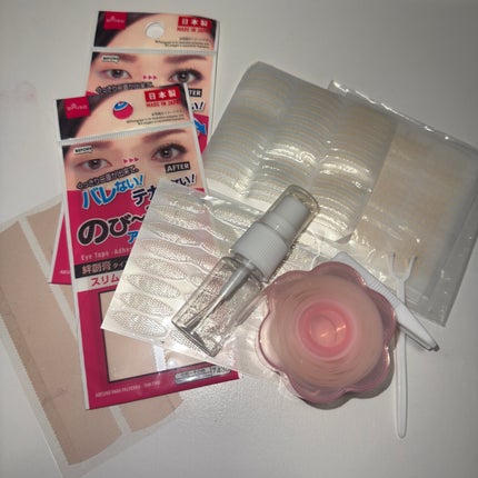 のびーるアイテープ(絆創膏タイプ、レギュラー)/DAISO/二重まぶた用アイテムを使ったクチコミ(2枚目)