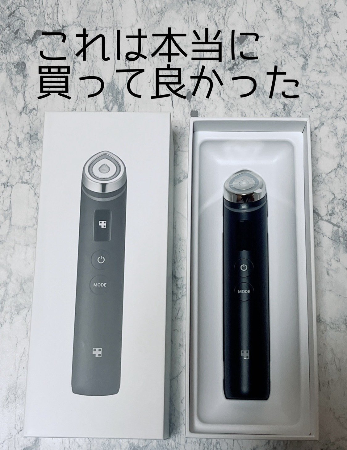 AGE-R ブースタープロ ブラック/MEDICUBE/美顔器・マッサージを使ったクチコミ（1枚目）