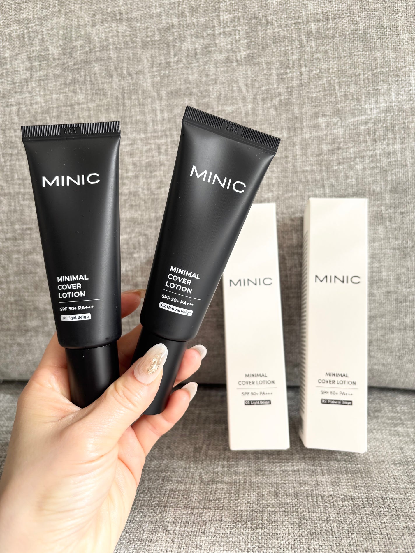 つや子 on LIPS 「MINIC様からいただきました🖤◎ミニマルカバーローション(S..」(1枚目)