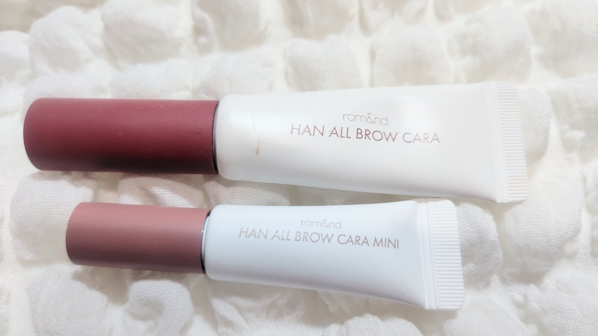 ハンオールブロウカラ/rom&nd/眉マスカラを使ったクチコミ（2枚目）