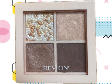 レブロン ダズル アイシャドウ クアッド/REVLON/アイシャドウパレットを使ったクチコミ(1枚目)