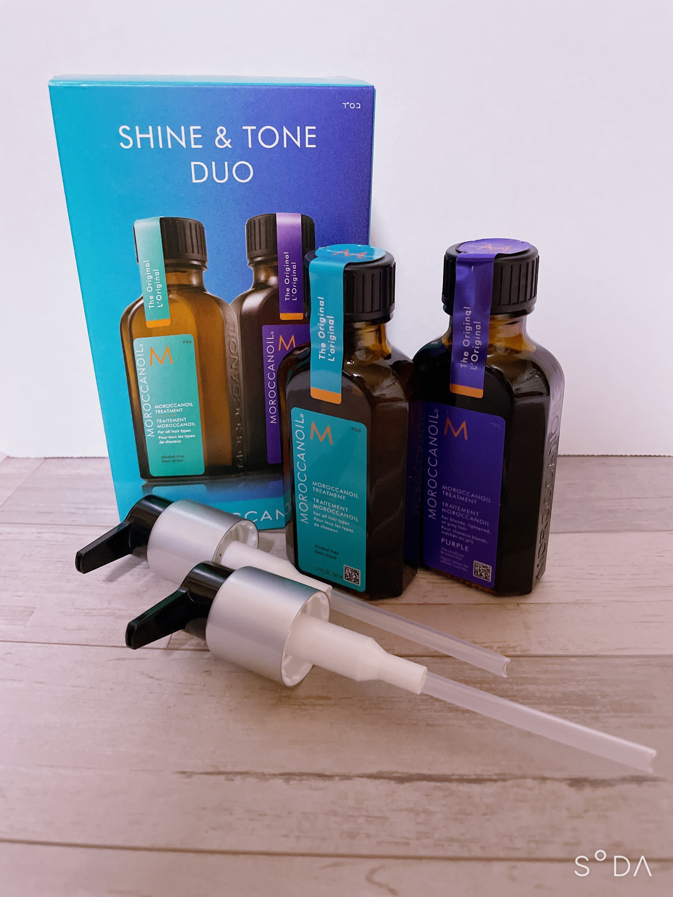 SHINE & TONE DUO

☑︎モロッカンオイル トリートメント
☑︎モロッカンオイル トリートメント パープル





〜パープル〜

ブリーチ、ハイトーンカラー、
グレイヘアの髪色を美しく仕上げる
紫色素配合の洗い流さないトリ