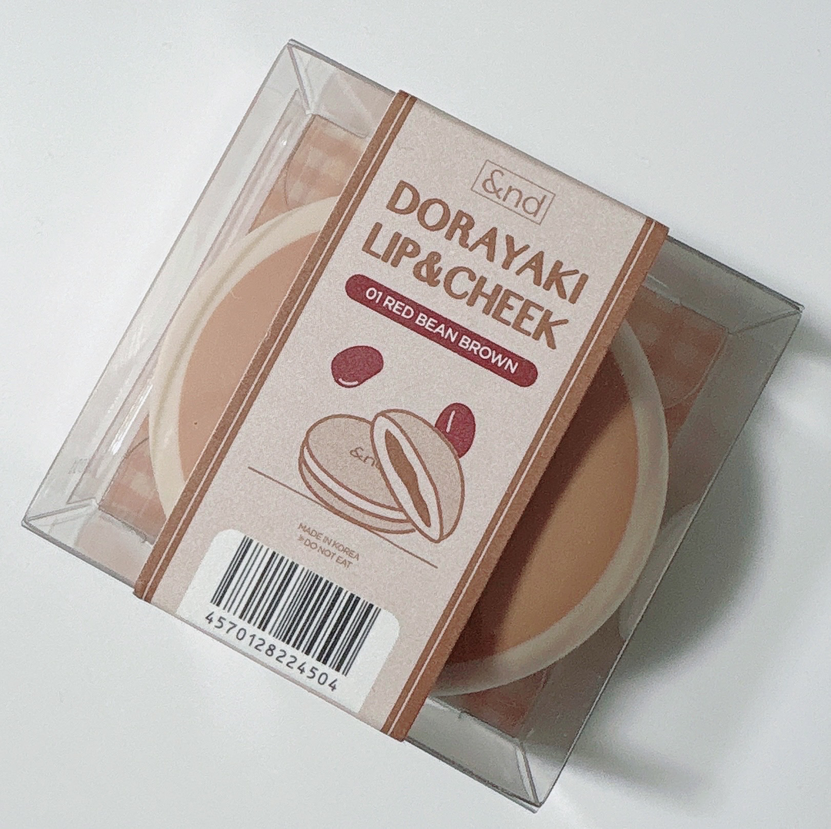 どら焼きリップ＆チーク/&nd by rom&nd/マルチパレットを使ったクチコミ（1枚目）