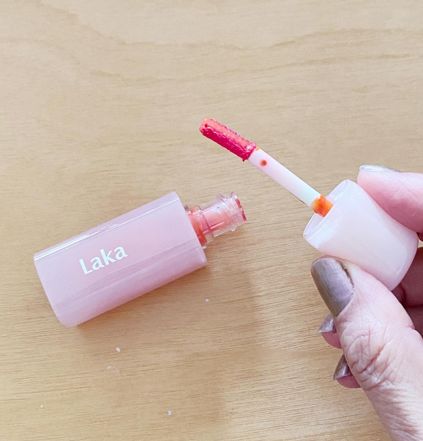 ポッピングバルーンティント/Laka/リップティントを使ったクチコミ(2枚目)