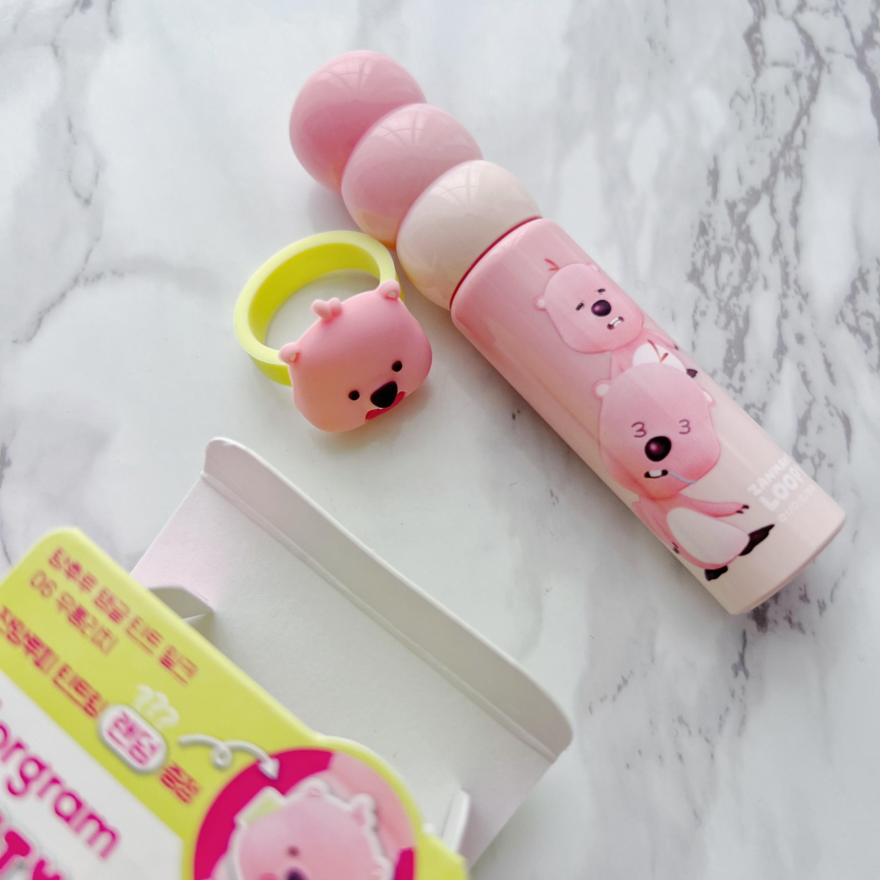 カラーグラム タンフルグラスティントミルク 06 ウーロンライチ(じゃんまんるぴーコラボパッケージ)/Colorgram/リップティントを使ったクチコミ（2枚目）