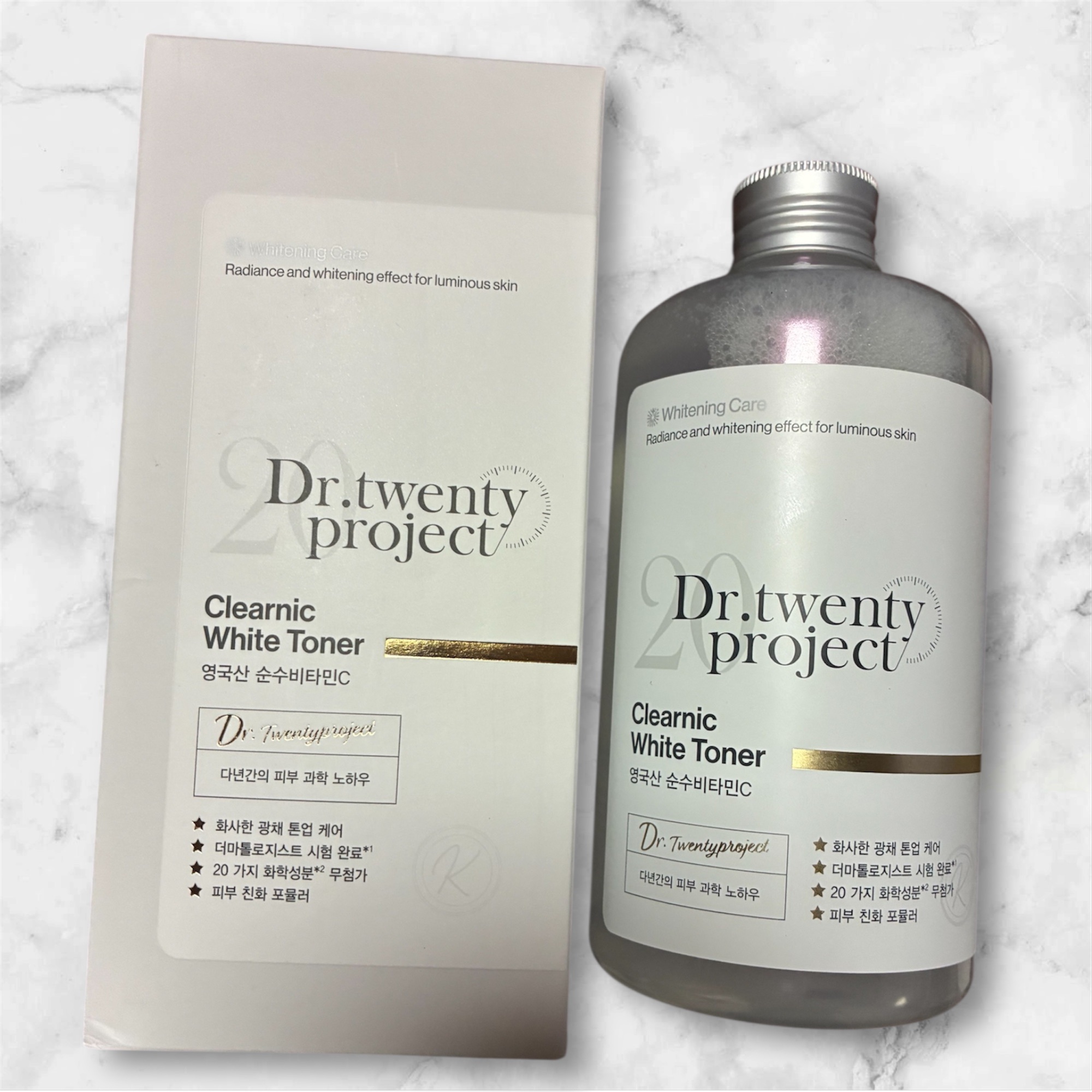 クリアニックホワイトトナー/Dr.Twenty Project/化粧水を使ったクチコミ（2枚目）