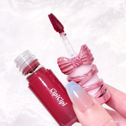 シピシピ デューイフィルムティント R/CipiCipi/リップティントを使ったクチコミ(2枚目)