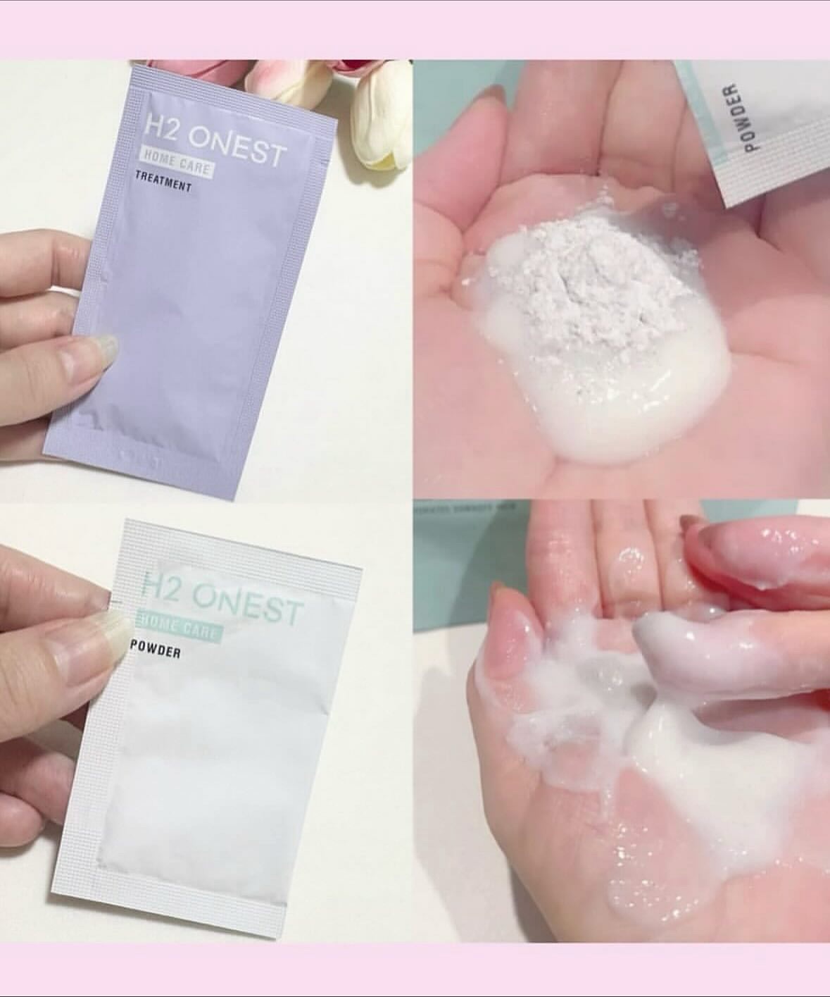 水素パウダー/H2 ONEST/洗い流すヘアトリートメントを使ったクチコミ（3枚目）