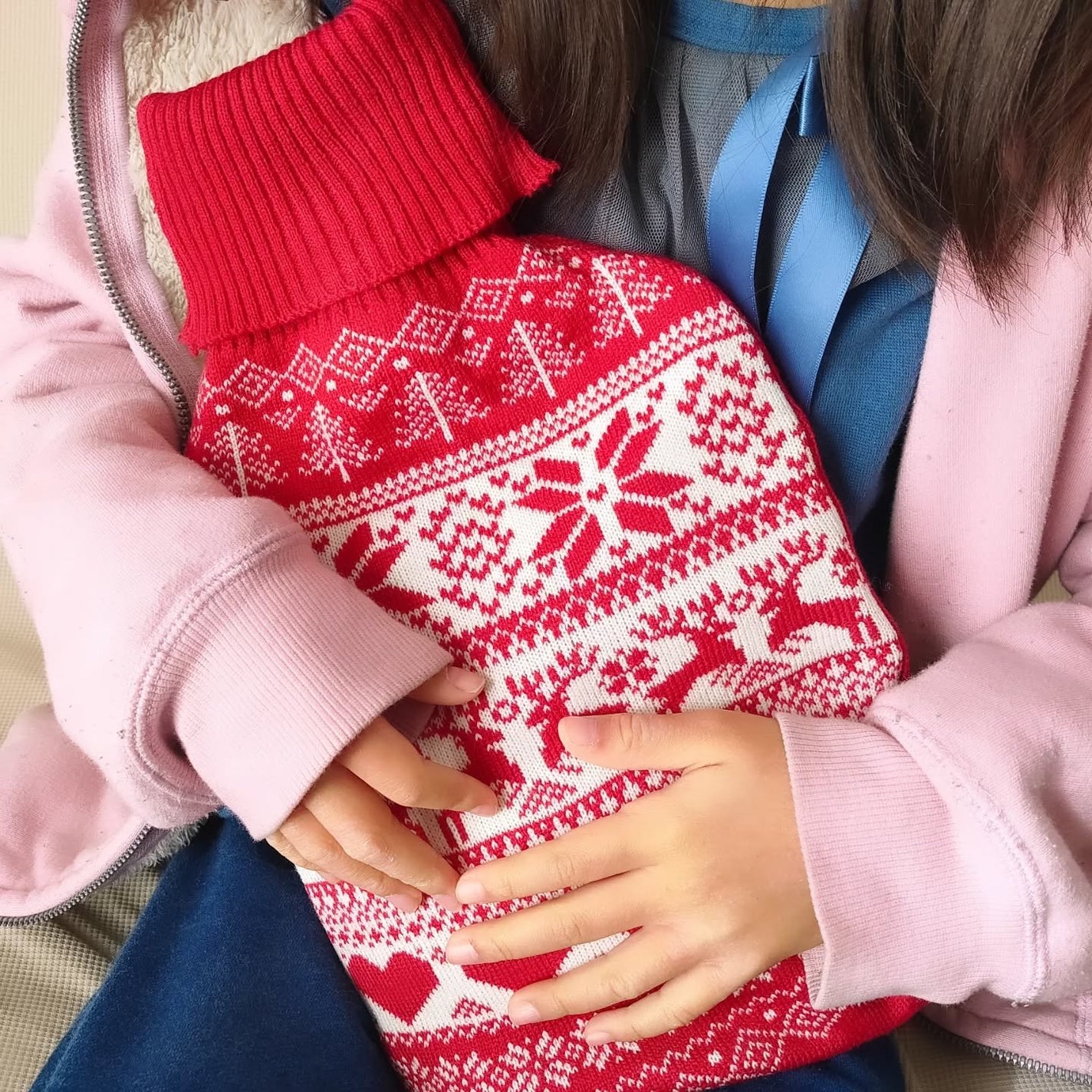 きょのすけ on LIPS 「<湯たんぽ 北欧柄ニット製カバー付き 2セット 1.8L容量>..」(7枚目)