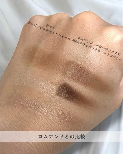 ベターザンアイズ ミュージックシリーズ/rom&nd/アイシャドウパレットを使ったクチコミ(4枚目)