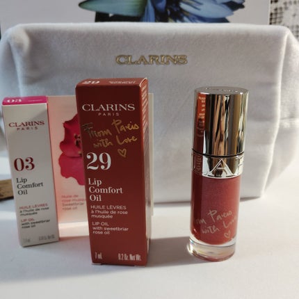 リップコンフォートオイル/CLARINS/リップグロスを使ったクチコミ(1枚目)
