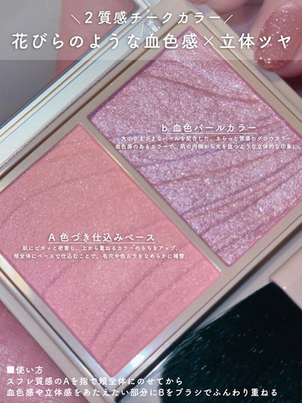 レイヤード フルリ チーク/Visée/パウダーチークを使ったクチコミ(2枚目)