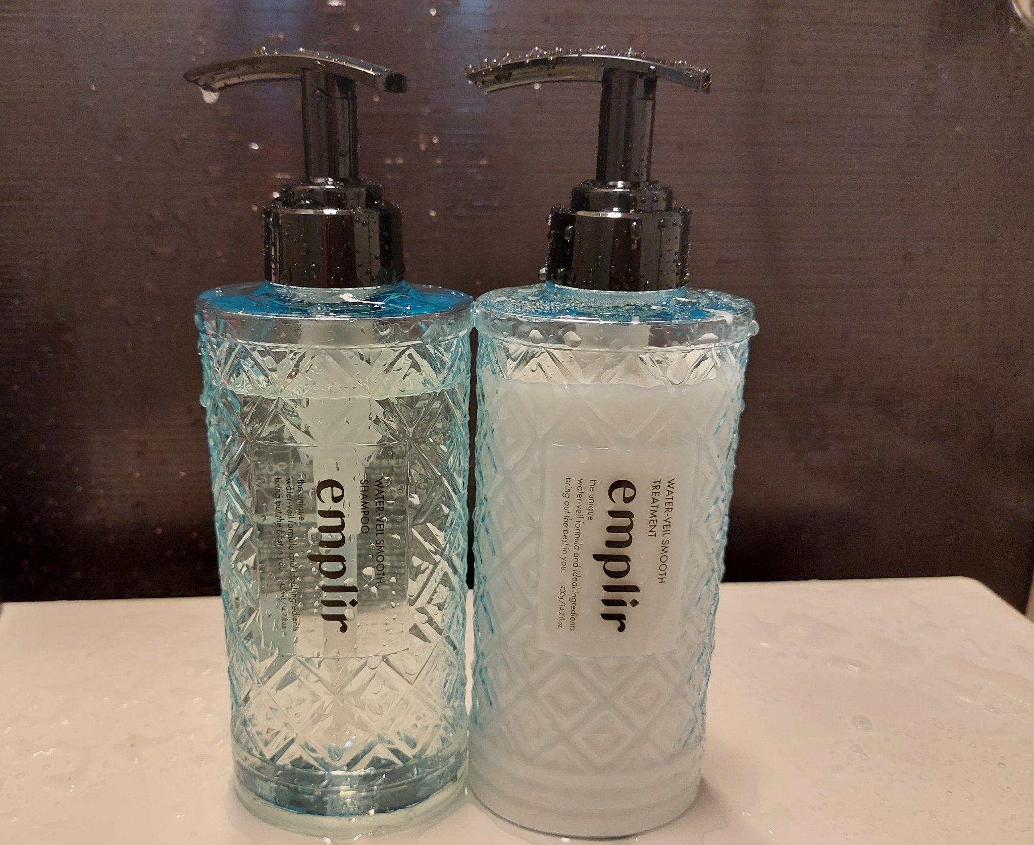 ウォーターベール スムース シャンプー／トリートメント/emplir/市販シャンプーを使ったクチコミ（1枚目）