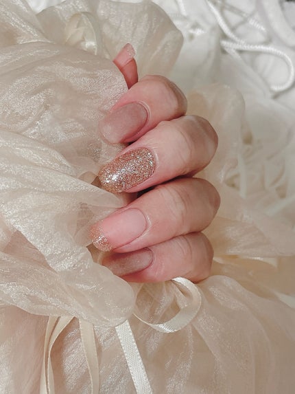 セミキュアジェルネイル(ハンド)/ohora/ネイルシールを使ったクチコミ(2枚目)