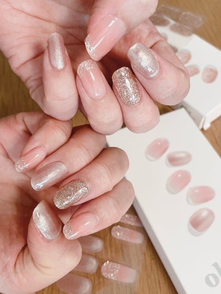 セミキュアジェルネイル(ハンド)/ohora/ネイルシールを使ったクチコミ(7枚目)