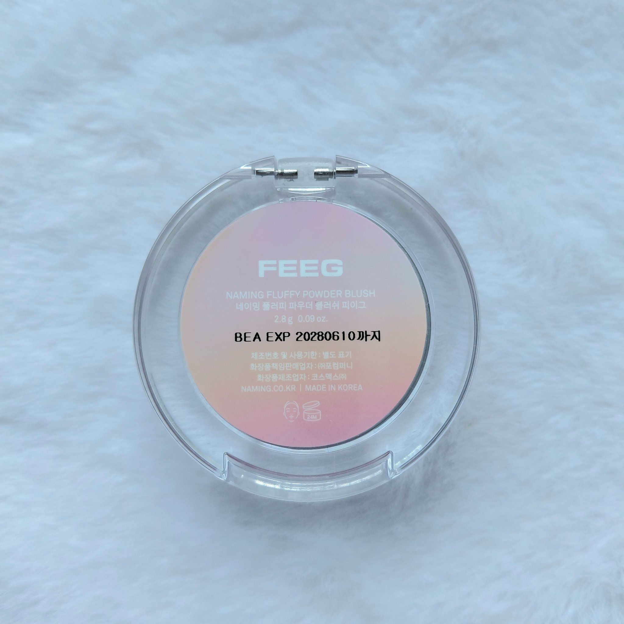 ネーミング フラッフィーパウダーブラッシュ/NAMING./パウダーチークを使ったクチコミ（2枚目）