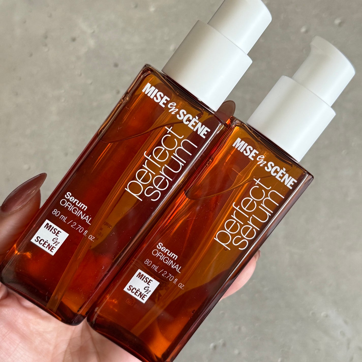 パーフェクトセラム オリジナルセラム/miseenscene/アウトバストリートメントを使ったクチコミ(4枚目)