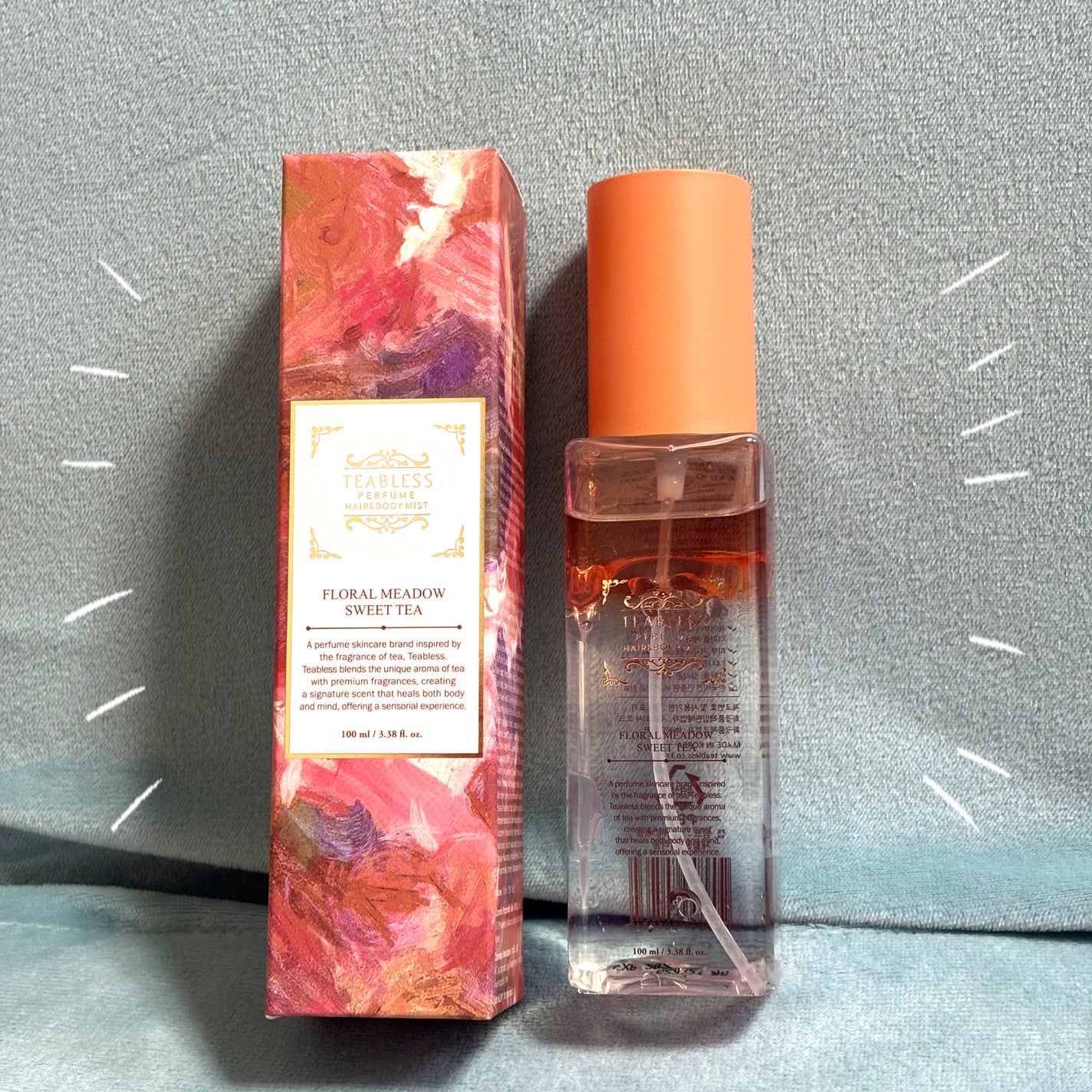 パヒュームヘア&ボディミスト フローラルメドウスウィートティー/TEABLESS/ヘアミストを使ったクチコミ(1枚目)