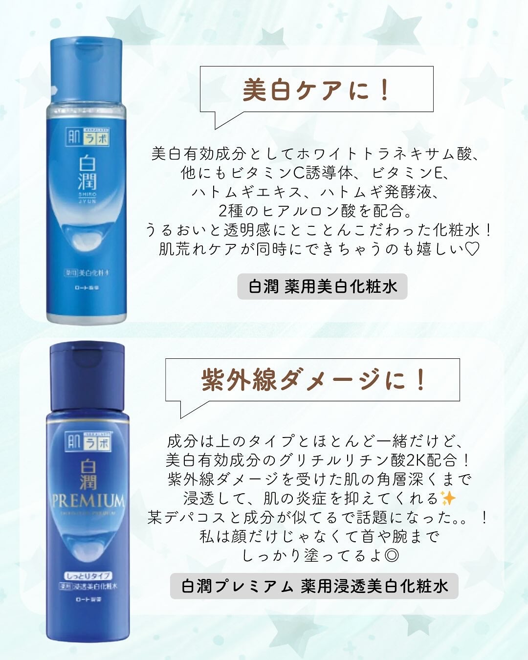 白潤 薬用美白化粧水/肌ラボ/化粧水を使ったクチコミ(2枚目)