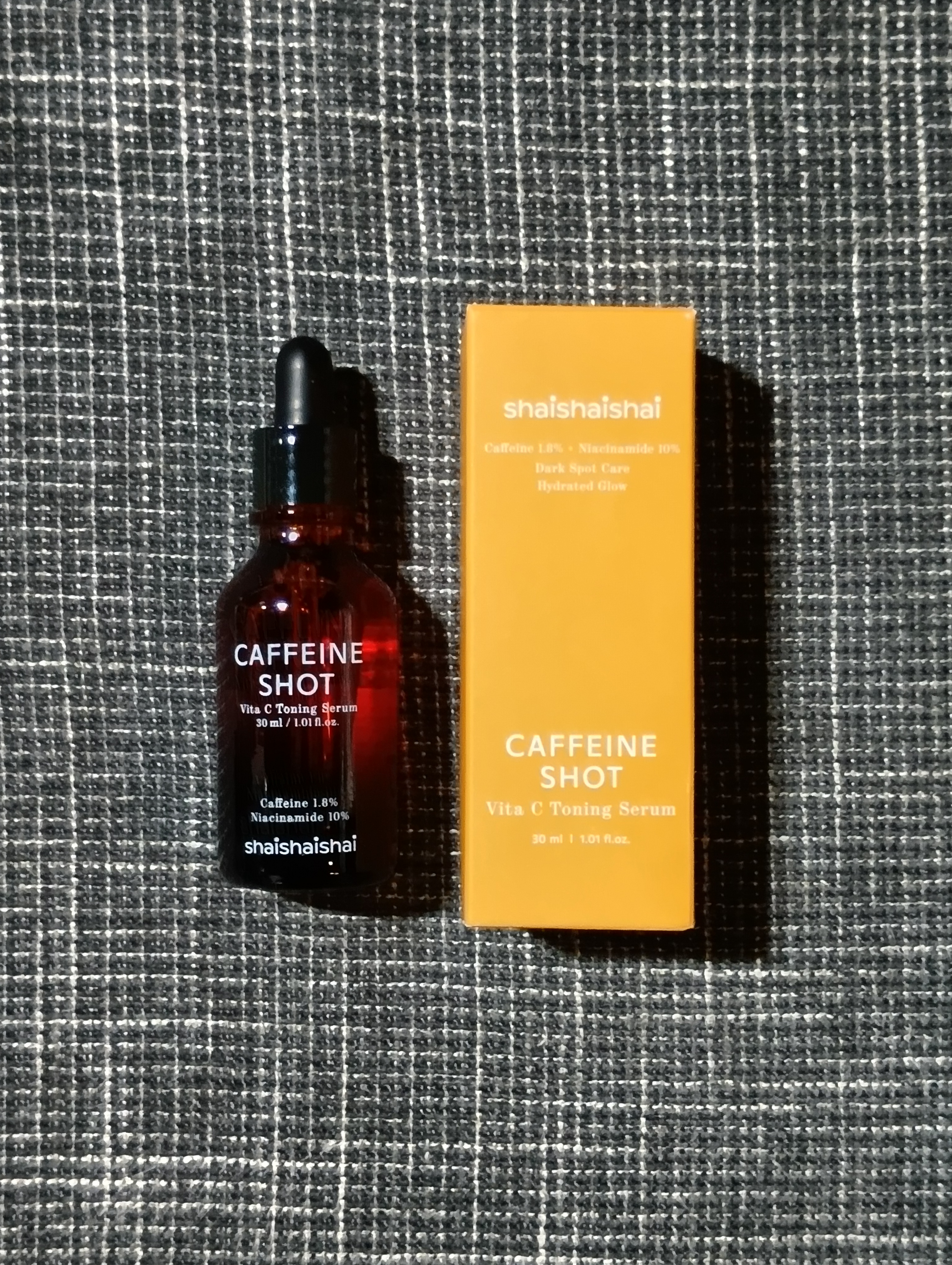 カフェインショット ビタC トーニングセラム/shaishaishai/美容液を使ったクチコミ（1枚目）