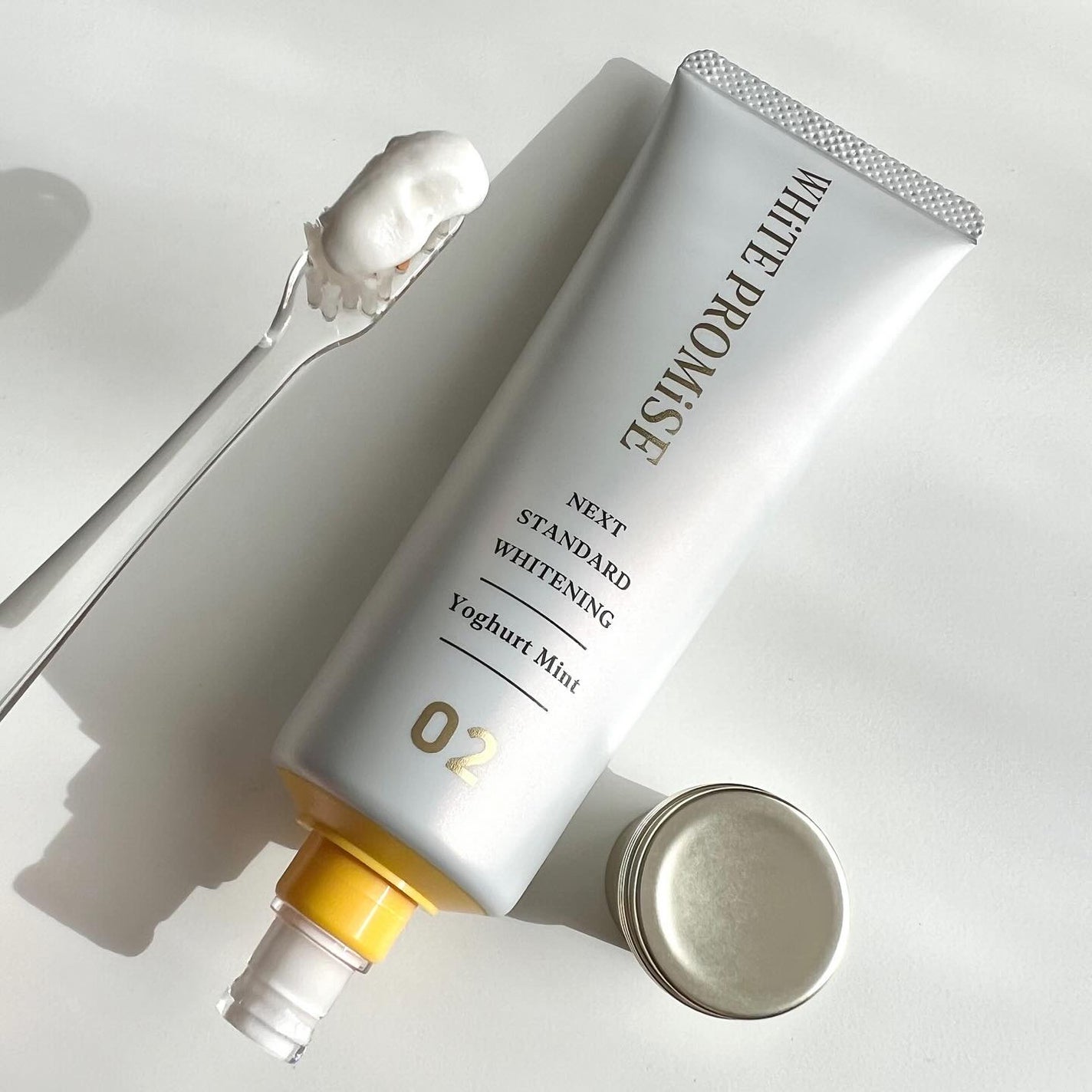 ホワイトプロミス 美白*+むし歯予防*/WHiTE PROMiSE/歯磨き粉を使ったクチコミ(2枚目)