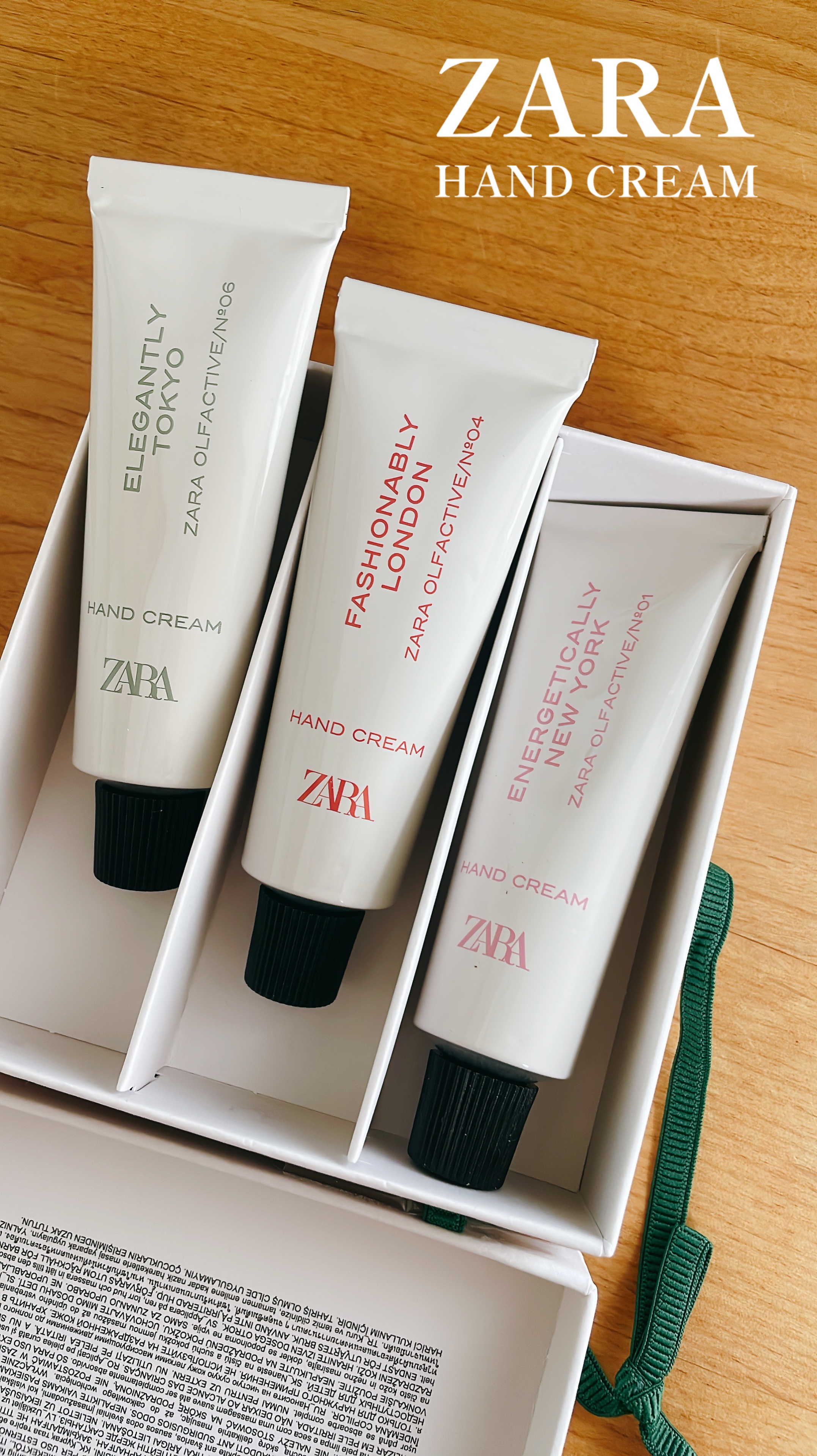 いつもお世話になっております。

香港の駅ビルでショッピング
ZARAに入りました🛍️

TOKYOの匂いが好きで、ハンドクリームなら使いやすいかと思い購入しました

つけた後ベタベタしなくていいです🫶🏻
ですが付けた瞬間猫がめっちゃ