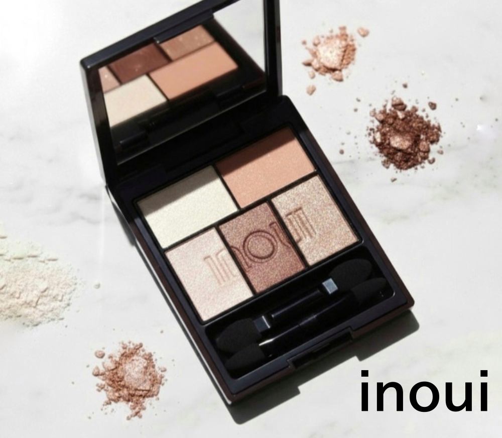 インウイ アイズ 01 ナチュラルベージュ/INOUI/アイシャドウパレットを使ったクチコミ（1枚目）