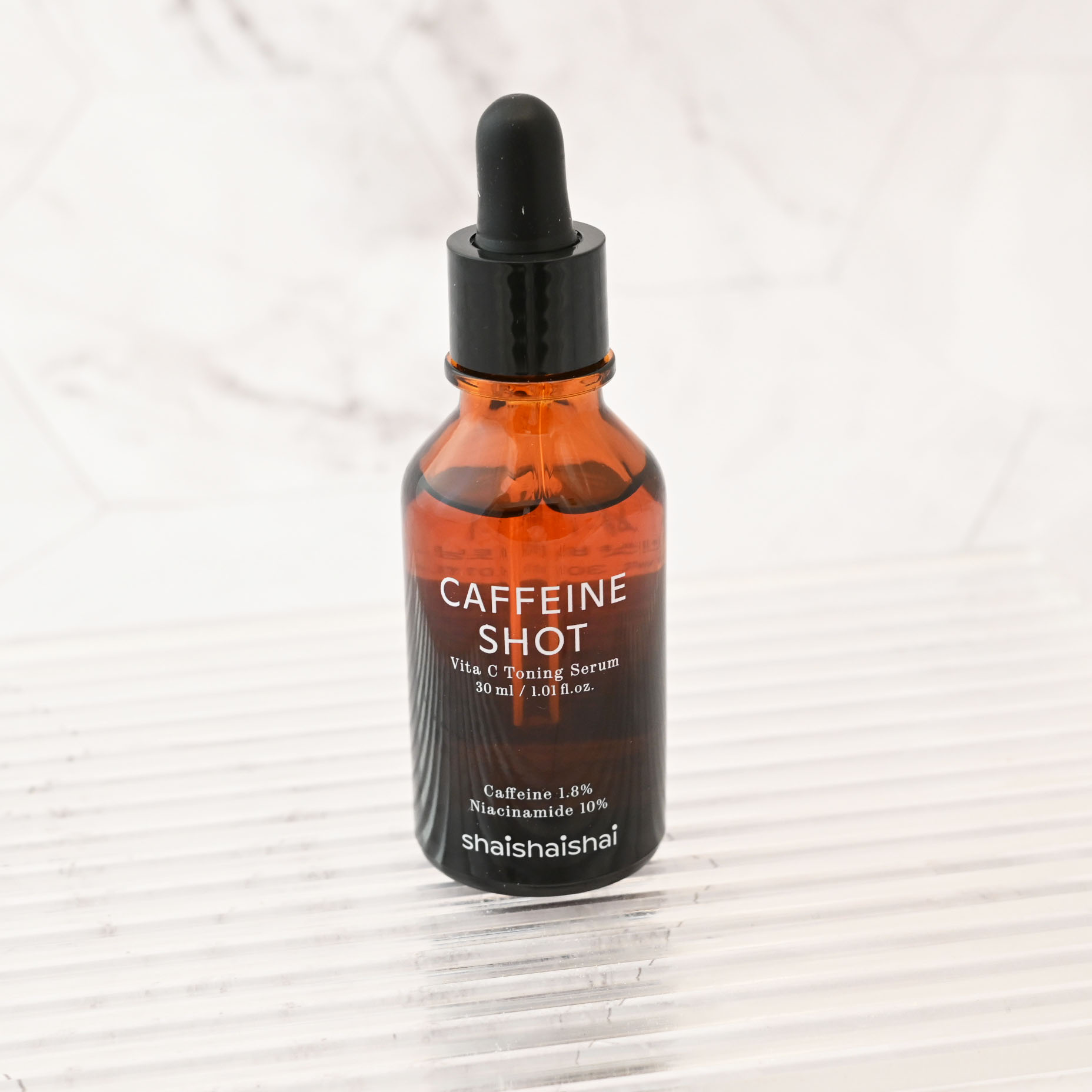 カフェインショット ビタC トーニングセラム/shaishaishai/美容液を使ったクチコミ（2枚目）