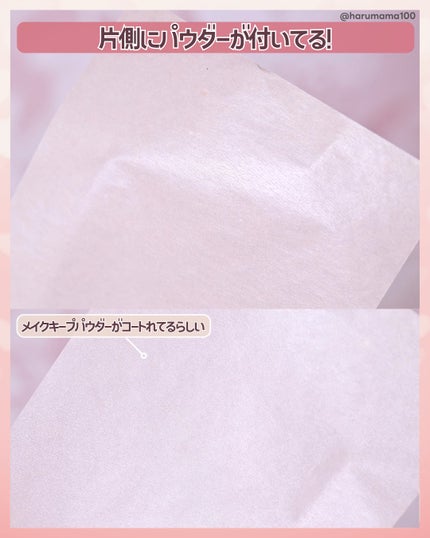メイク キープ オイルブロック 紙パウダー/コーセーコスメニエンス/あぶらとり紙を使ったクチコミ(3枚目)