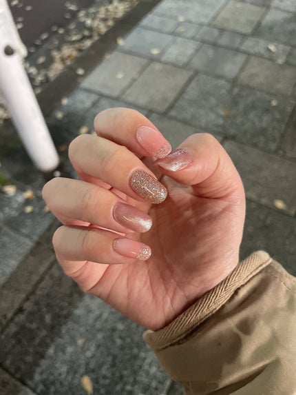 セミキュアジェルネイル(ハンド)/ohora/ネイルシールを使ったクチコミ(5枚目)