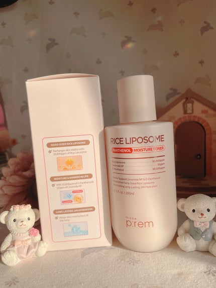 ライスリポソームパンテノールモイスチャートナー/make prem/化粧水を使ったクチコミ(4枚目)