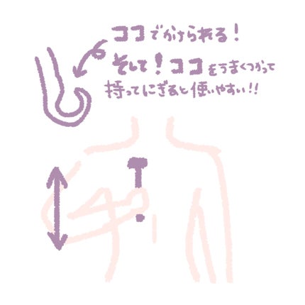 miness 背中用カミソリ/貝印/シェーバーを使ったクチコミ(2枚目)