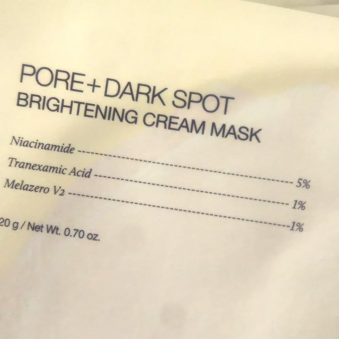 ポアブライトニングシミケアクリームラッピングパック/celimax/シートマスク・パックを使ったクチコミ（2枚目）