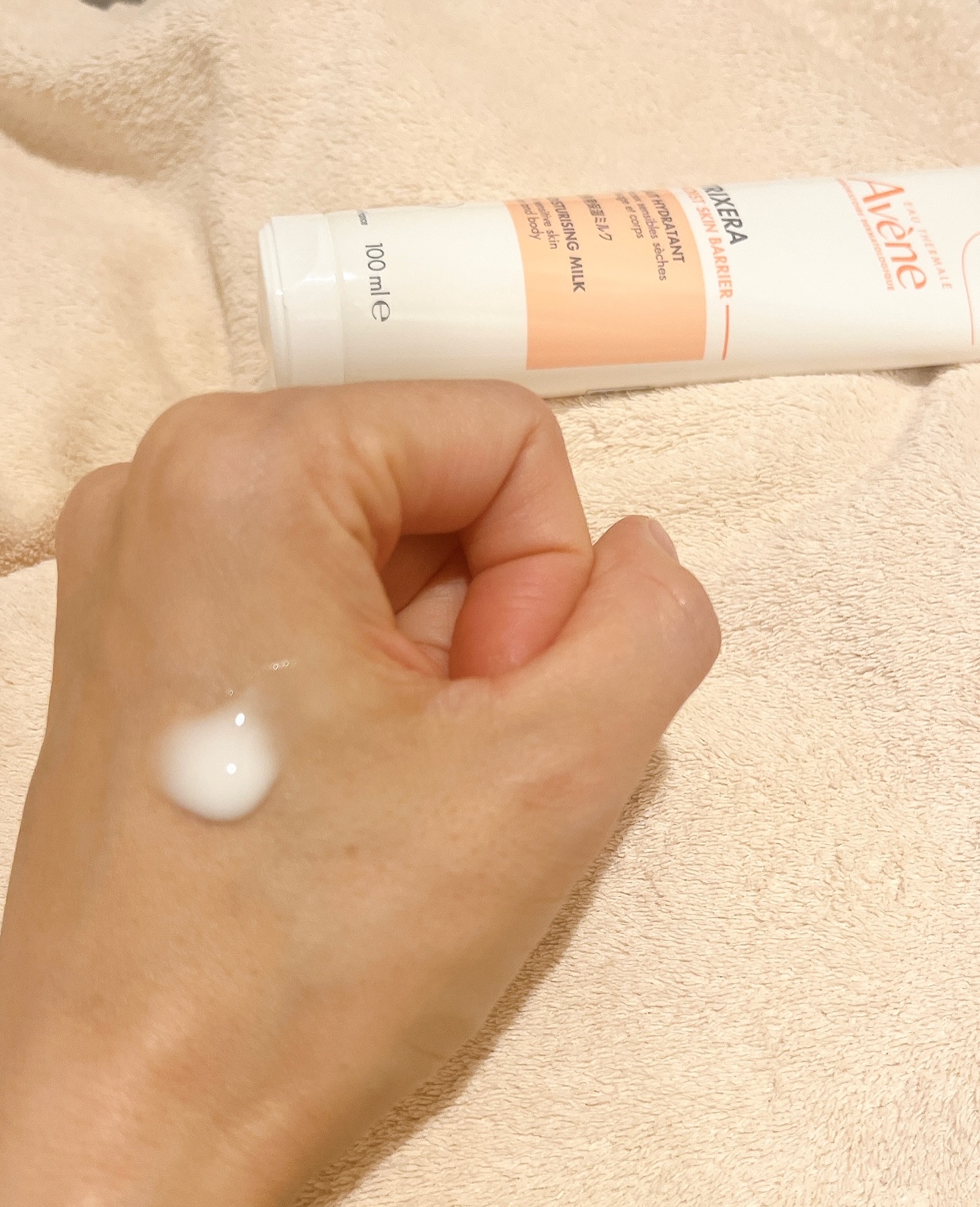 トリクセラ　モイストスキンバリア　ミルク/アベンヌ/ボディミルクを使ったクチコミ（2枚目）