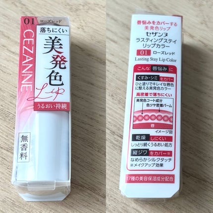 ラスティングステイリップカラー/CEZANNE/口紅・グロス・リップライナー・リップケアを使ったクチコミ(2枚目)