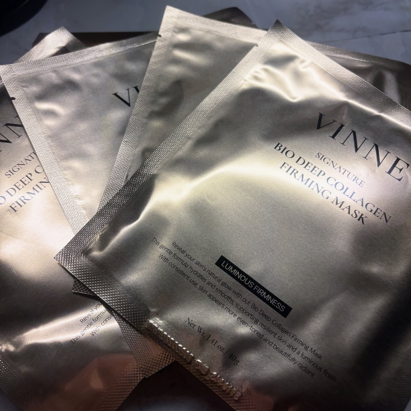 シグニチャーバイオディープコラーゲンファーミングマスク/VINNE /シートマスク・パックを使ったクチコミ（2枚目）