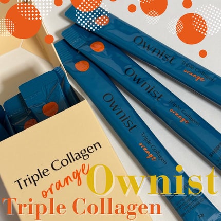 トリプルコラーゲン オレンジ/Ownist/美容サプリメントを使ったクチコミ(1枚目)