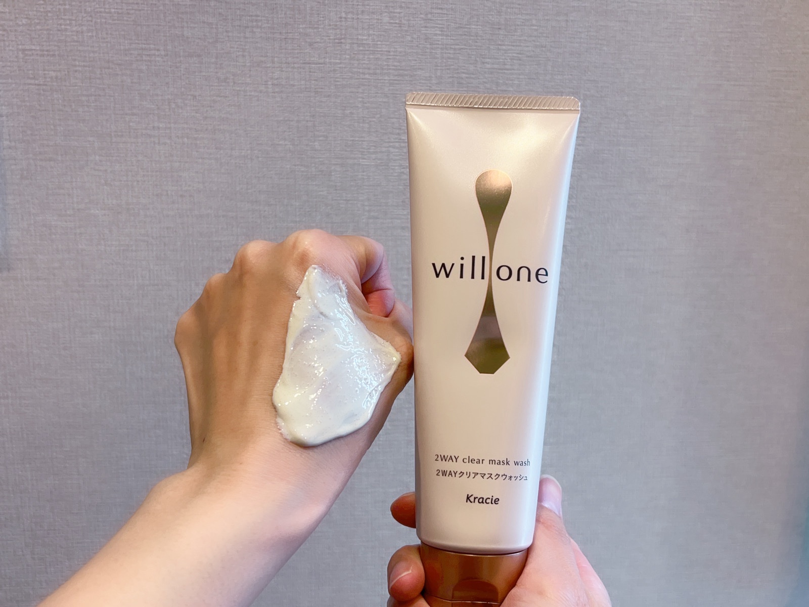 willone ２ＷＡＹクリアマスクウォッシュ/クラシエ/その他洗顔料を使ったクチコミ（3枚目）